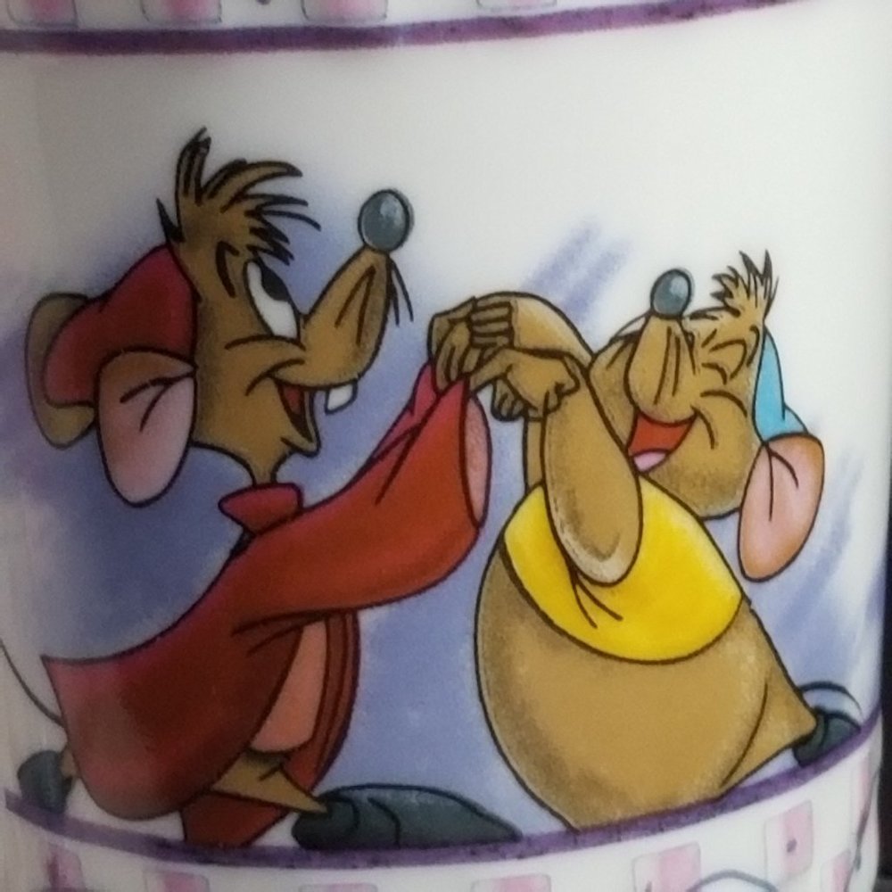 Cinderella Fairy Godmother Mice Coffee Mug Cup Ceramic Disneyland Disney - Picture 8 of 8